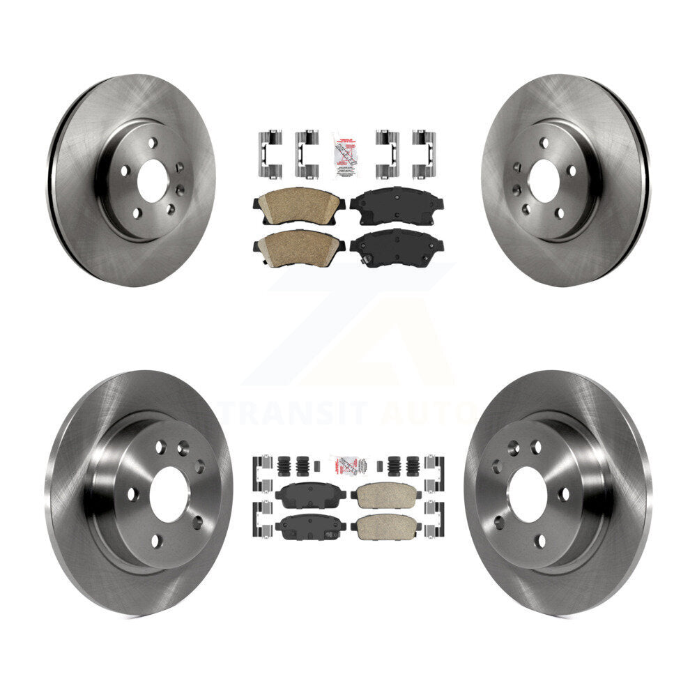 Kit de plaquettes en céramique et de Rotor de frein à disque, avant et arrière, pour Chevrolet Sonic R 2013 – 2014