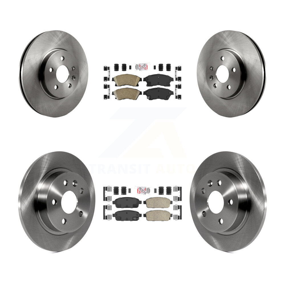 Kit de plaquettes en céramique et de Rotor de frein à disque, avant et arrière, pour Chevrolet Sonic R 2013 – 2014