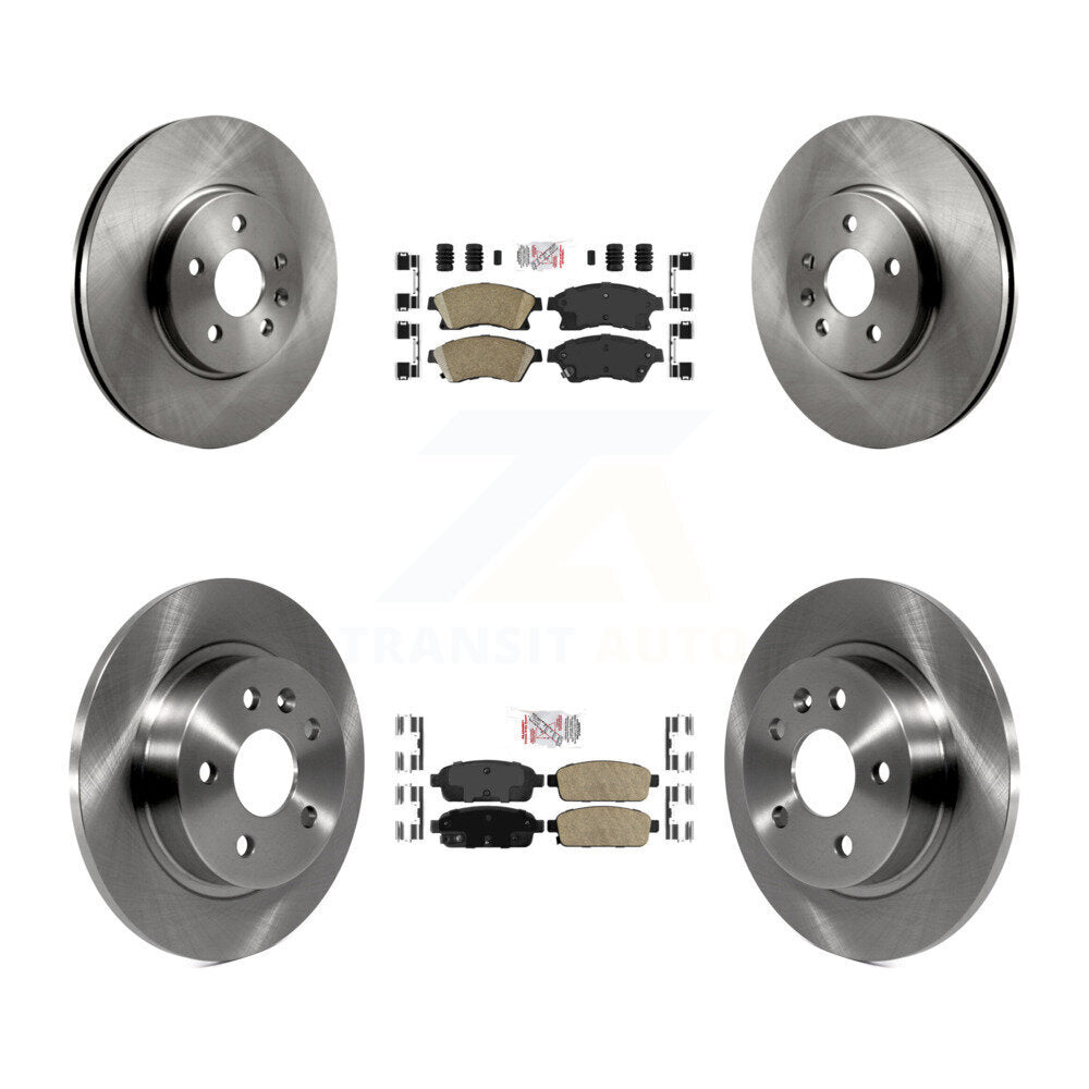 Kit de plaquettes en céramique et de Rotor de frein à disque, avant et arrière, pour Chevrolet Sonic R 2013 – 2014