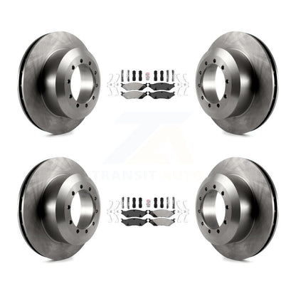 Kit de plaquettes semi-métalliques avant et arrière et Rotor de frein, pour châssis de camping-car Ford F-53