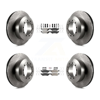 Kit de plaquettes semi-métalliques avant et arrière et Rotor de frein, pour châssis de camping-car Ford F-53
