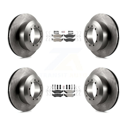 Kit de plaquettes semi-métalliques avant et arrière et Rotor de frein, pour châssis de camping-car Ford F-53