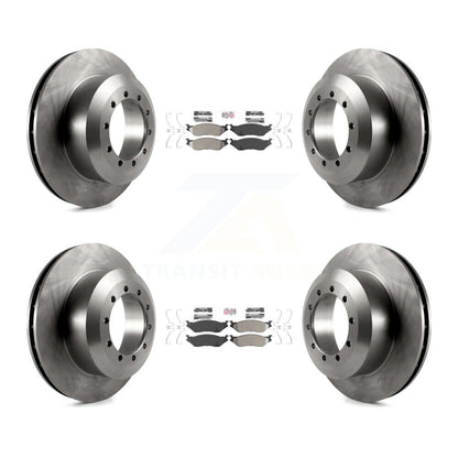 Kit de plaquettes semi-métalliques avant et arrière et Rotor de frein, pour châssis de camping-car Ford F-53