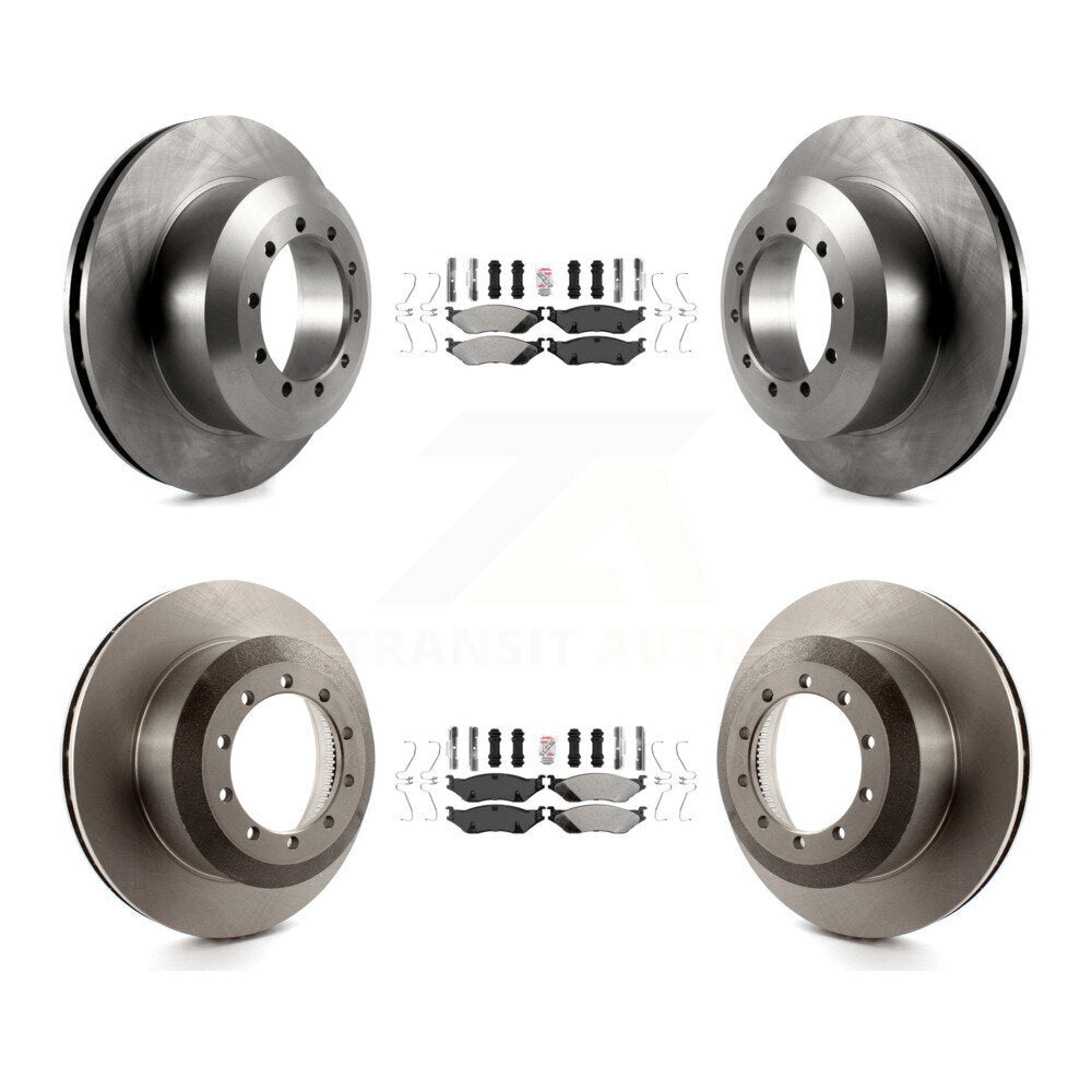 Kit de plaquettes semi-métalliques avant et arrière et Rotor de frein, pour châssis de camping-car Ford F-53