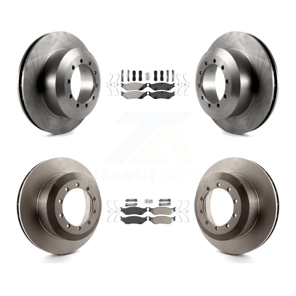 Kit de plaquettes semi-métalliques avant et arrière et Rotor de frein, pour châssis de camping-car Ford F-53