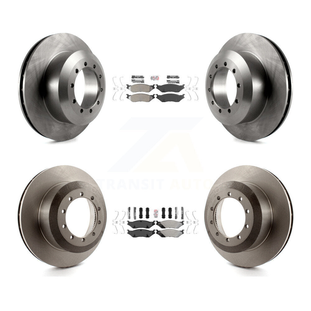 Kit de plaquettes semi-métalliques avant et arrière et Rotor de frein, pour châssis de camping-car Ford F-53