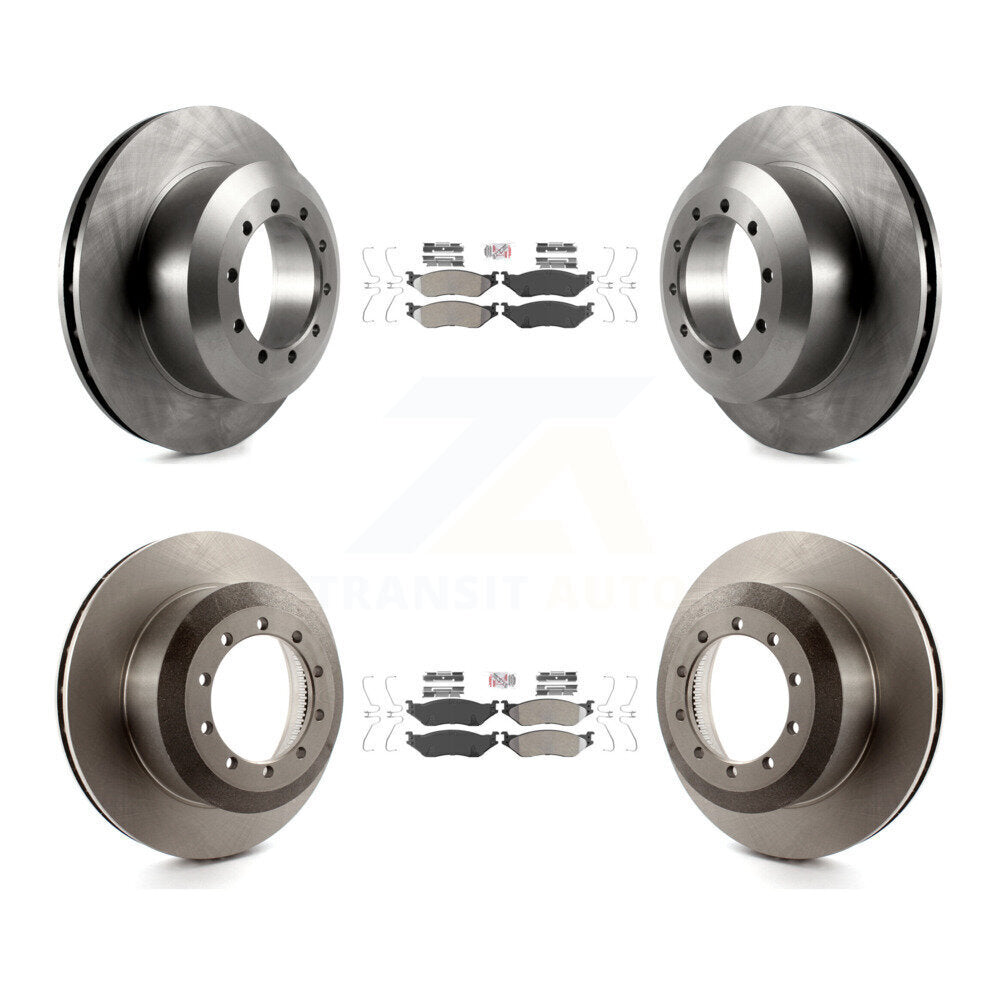Kit de plaquettes semi-métalliques avant et arrière et Rotor de frein, pour châssis de camping-car Ford F-53