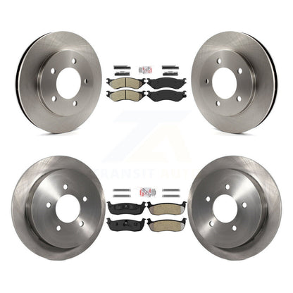 Kit de plaquettes semi-métalliques avant et arrière et Rotor de frein, pour Ford Expedition Lincoln 4W