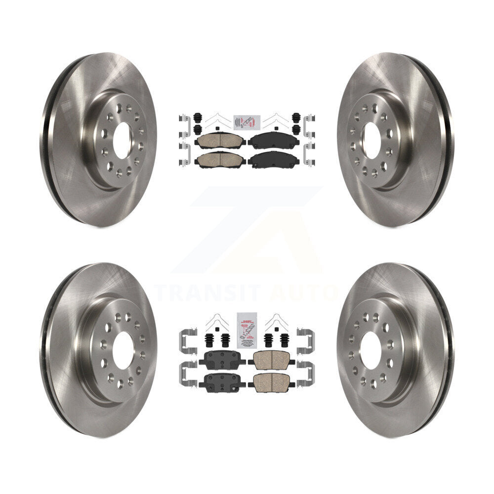 Kit de plaquettes en céramique et Rotor de frein avant et arrière, pour Chevrolet Traverse GMC Acadia Buic