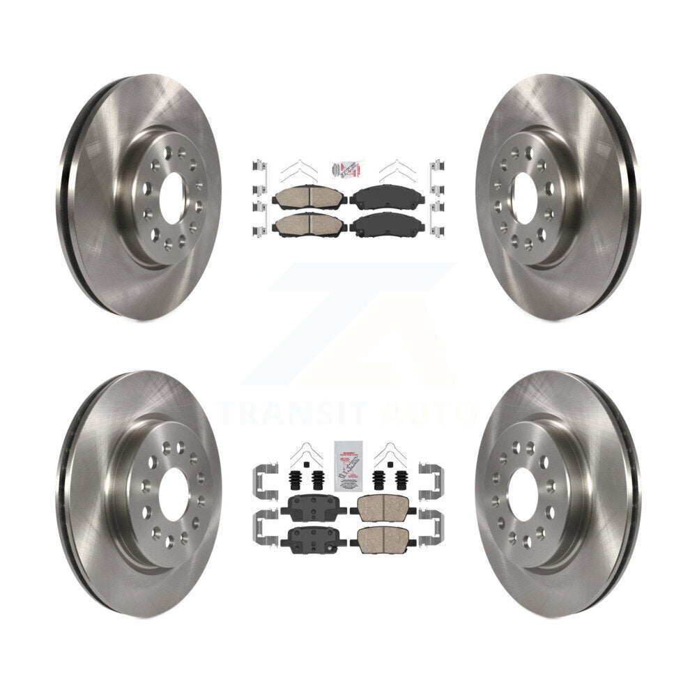 Kit de plaquettes en céramique et Rotor de frein avant et arrière, pour Chevrolet Traverse GMC Acadia Buic