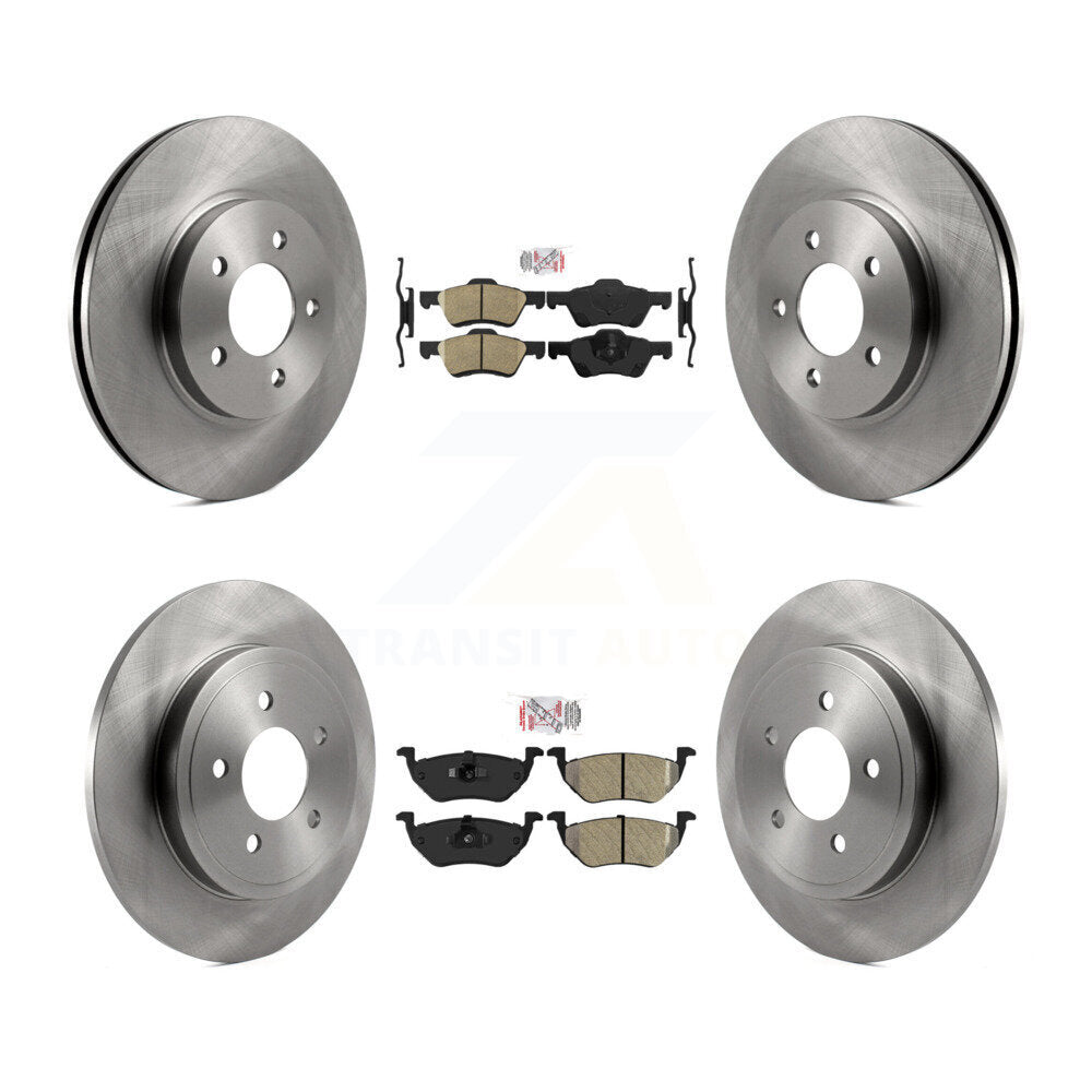 Kit de plaquettes semi-métalliques avant et arrière en céramique, Rotor de frein pour Ford Escape Mercur