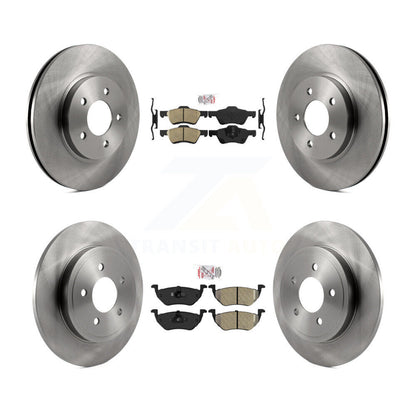 Kit de plaquettes semi-métalliques avant et arrière en céramique, Rotor de frein pour Ford Escape Mercur