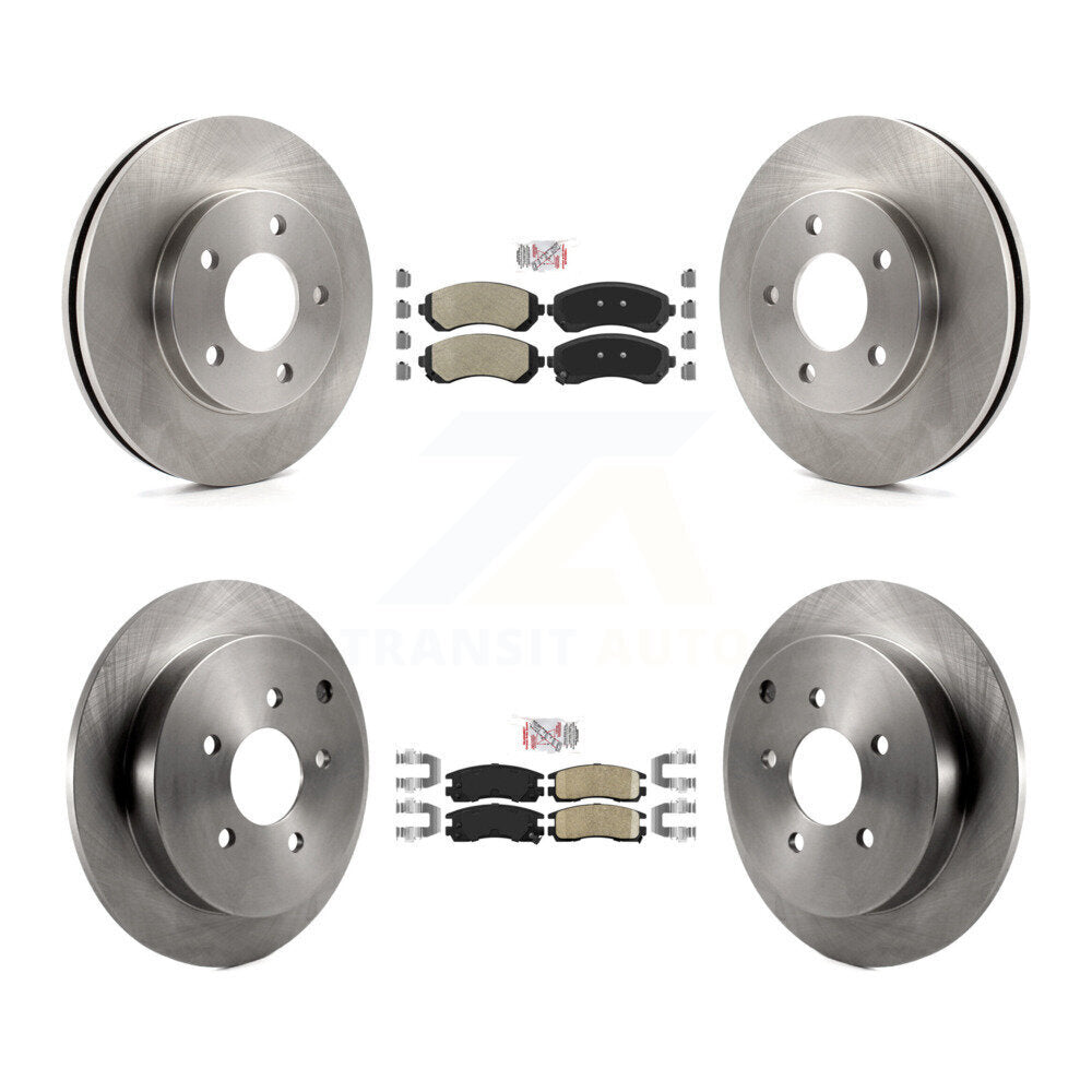 Kit de rotors de frein à plaquettes en céramique, semi-métalliques, avant et arrière, pour Buick rendez-vous Azte