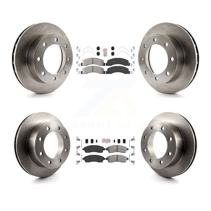 Kit de Rotor de frein à plaquettes semi-métalliques avant et arrière, pour Ford F-250 Super Duty Excursio
