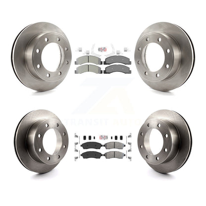 Kit de Rotor de frein à plaquettes semi-métalliques avant et arrière, pour Ford F-250 Super Duty Excursio