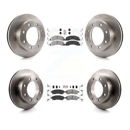 Kit de Rotor de frein à plaquettes semi-métalliques avant et arrière, pour Ford F-250 Super Duty Excursio