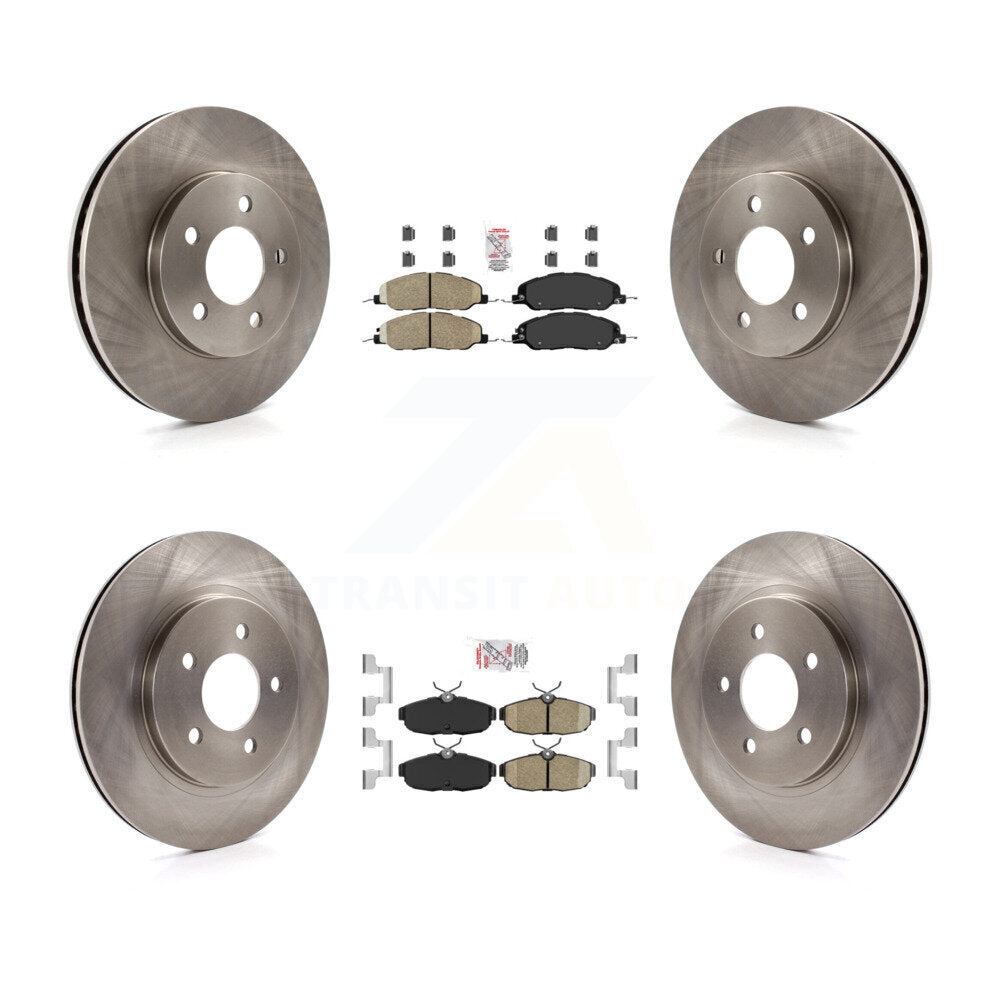 Kit de plaquettes en céramique et de disques de frein avant et arrière, pour Ford Mustang Bas 2005 – 2010