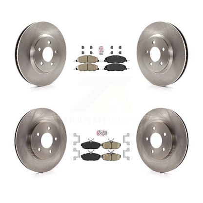 Kit de plaquettes en céramique et de rotors de frein à disque avant et arrière, pour Ford Mustang K8A-101438