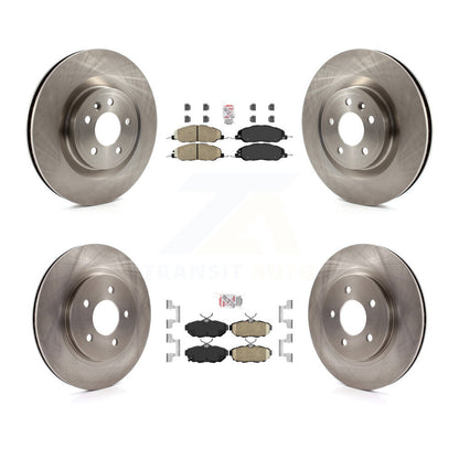 Kit de plaquettes en céramique et de rotors de frein à disque avant et arrière, pour Ford Mustang K8A-101461