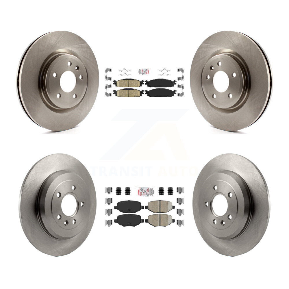 Kit de Rotor de frein à plaquettes en céramique avant et arrière, pour Ford Explorer Flex Taurus Lincoln MK