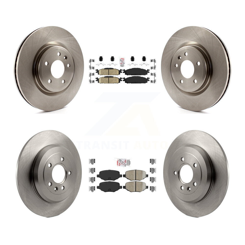 Kit de Rotor de frein à plaquettes en céramique avant et arrière, pour Ford Explorer Flex Taurus Lincoln MK