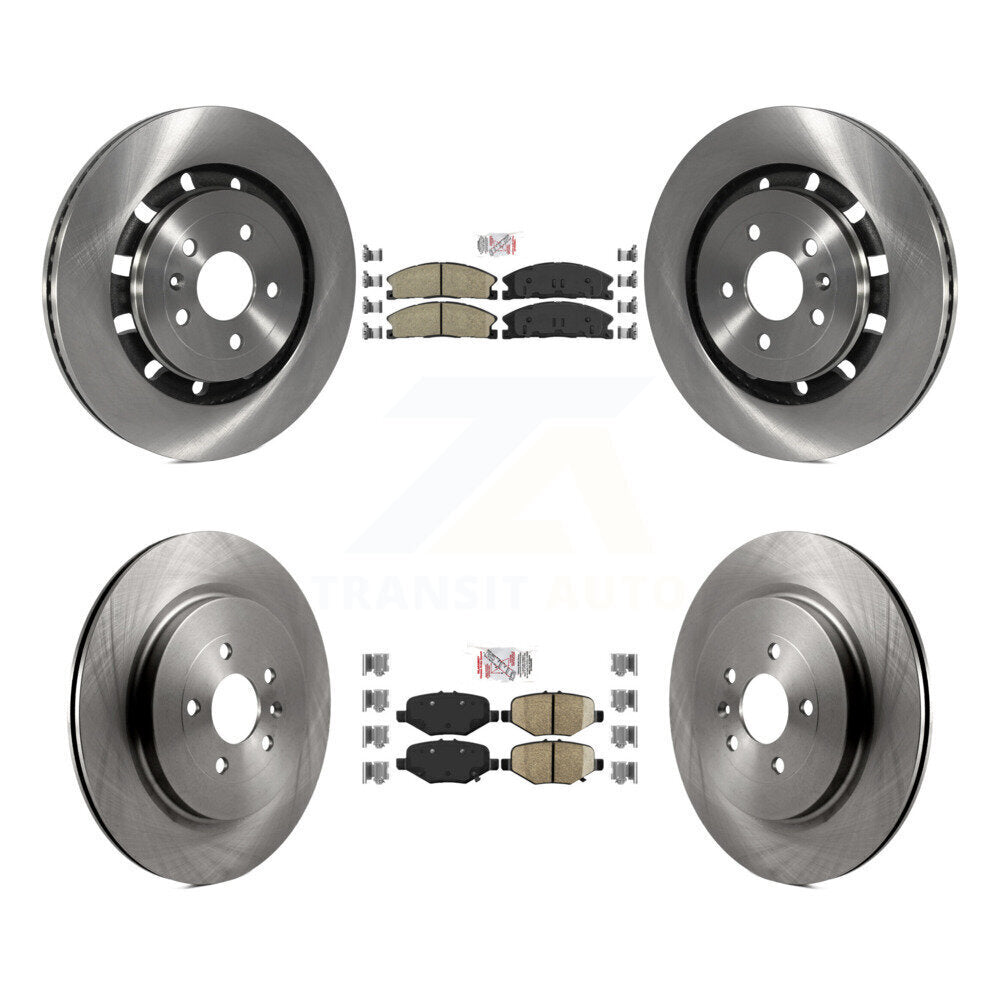 Kit de rotors de frein à plaquettes en céramique avant et arrière, pour Ford Explorer Flex Taurus Police MK