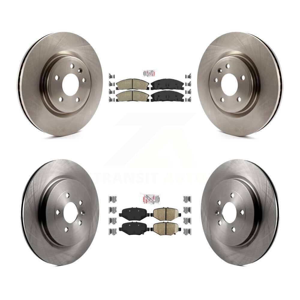 Kit de rotors de frein à plaquettes en céramique avant et arrière, pour Ford Explorer avec frein robuste