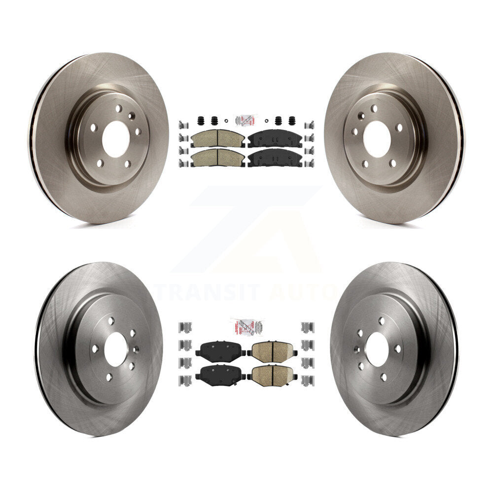 Kit de rotors de frein à plaquettes en céramique avant et arrière, pour Ford Explorer avec frein robuste