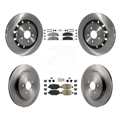 Kit de Rotor de frein à plaquettes semi-métalliques avant et arrière, pour Ford Explorer Flex Taurus Seda