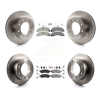 Kit de plaquettes semi-métalliques avant et arrière et disques de frein, pour Ford F-250 Super Dut