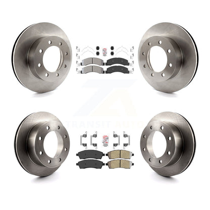 Kit de plaquettes semi-métalliques avant et arrière et disques de frein, pour Ford F-250 Super Dut