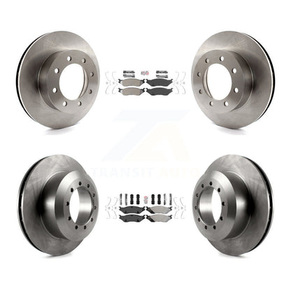 Kit de plaquettes semi-métalliques avant et arrière et Rotor de frein, pour Ford E-550 Super Duty F-45
