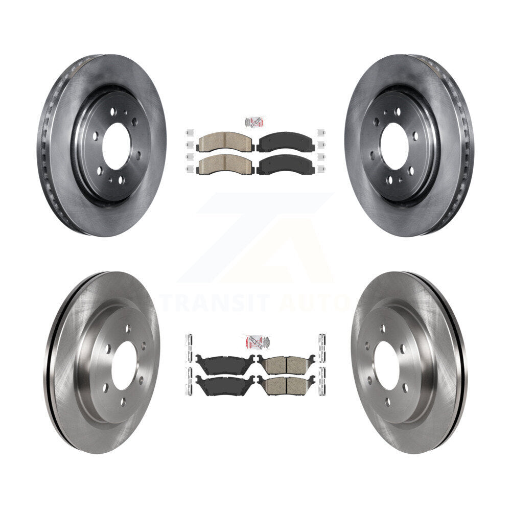 Kit de plaquettes de frein en céramique et disques de frein avant et arrière, pour Ford F-150 Expedition Lincol