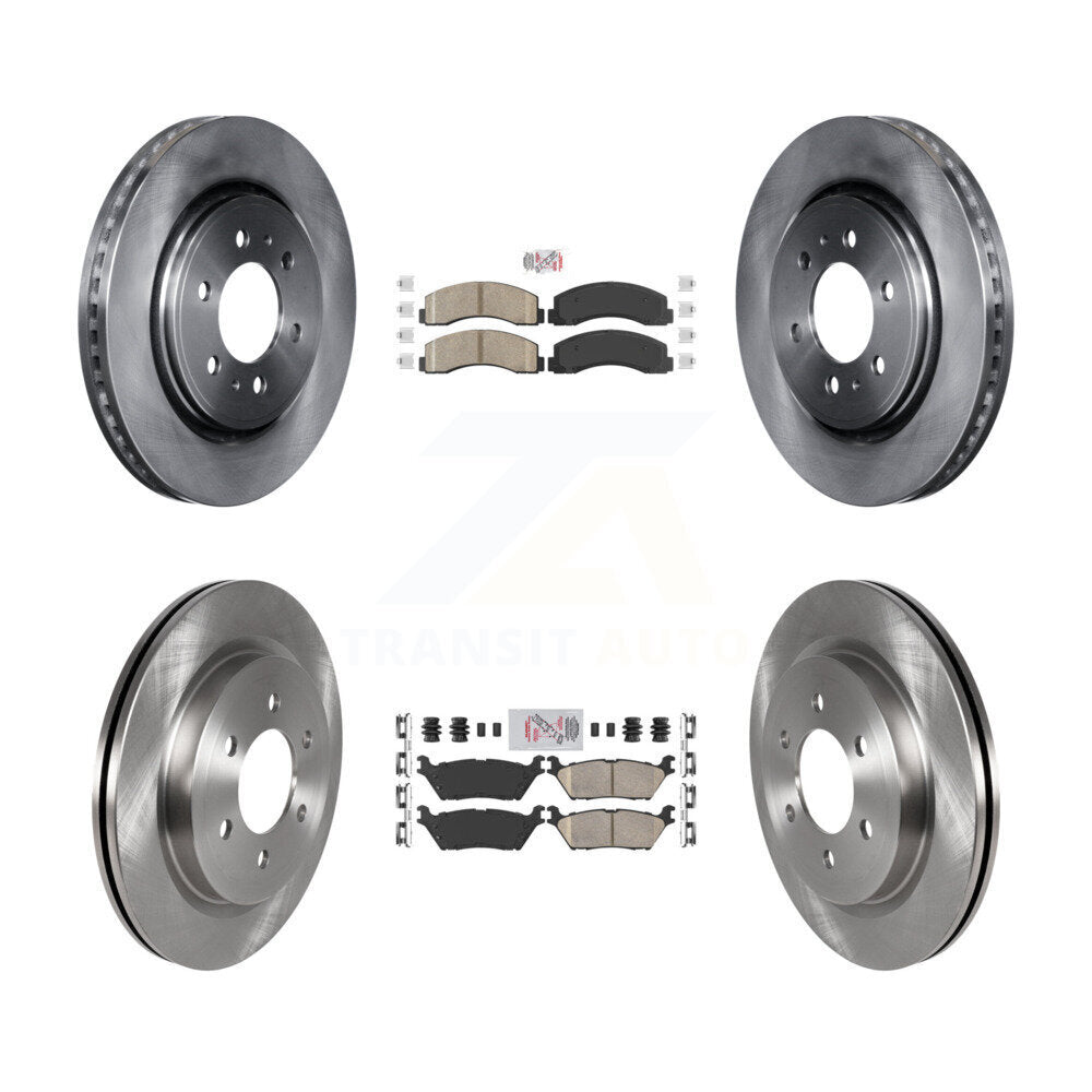 Kit de plaquettes de frein en céramique et disques de frein avant et arrière, pour Ford F-150 Expedition Lincol