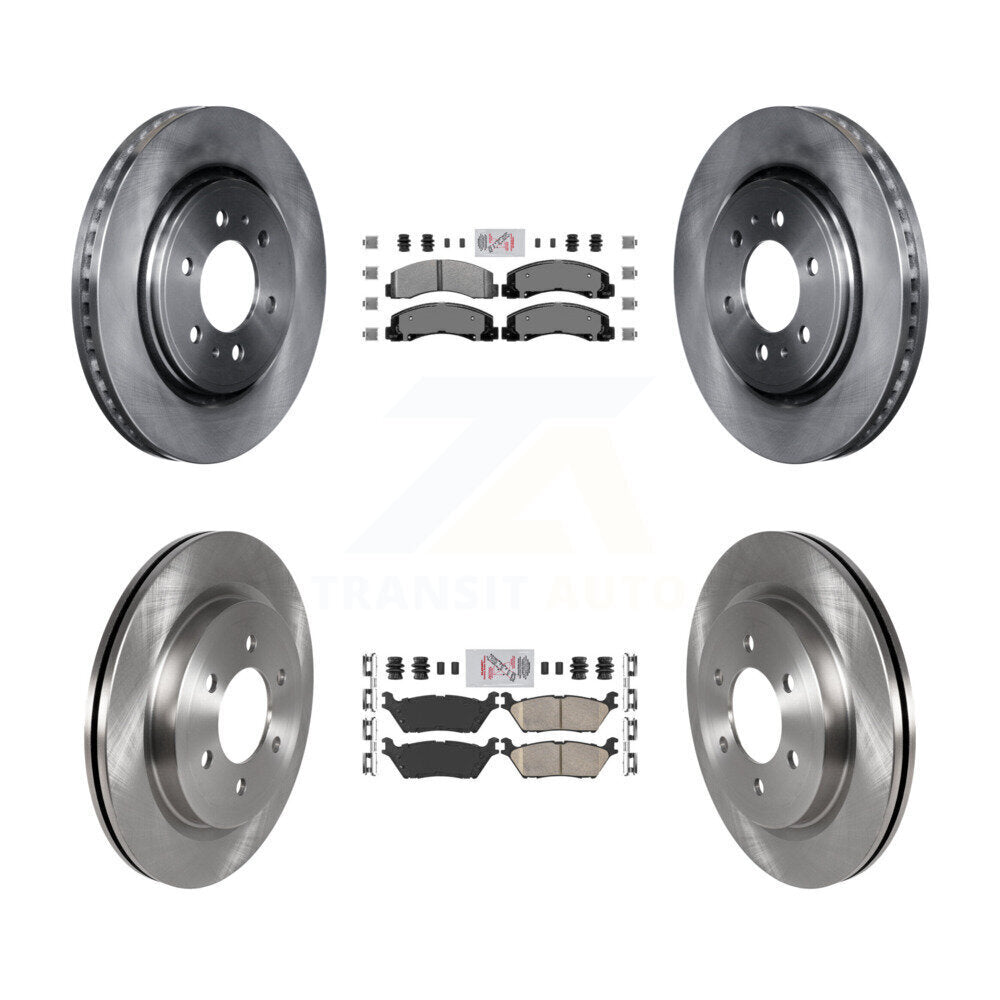 Kit de plaquettes en céramique et Rotor de frein, semi-métalliques, avant et arrière, pour Ford F-150 Expeditio