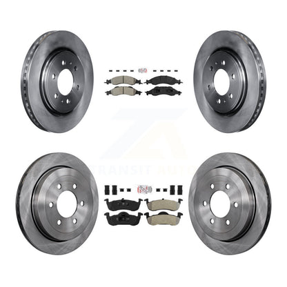 Kit de rotors de frein à disque et plaquettes semi-métalliques avant et arrière, pour Ford Expedition Lincol