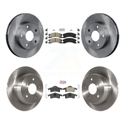 Kit de plaquettes semi-métalliques avant et arrière et disques de frein pour Jeep Grand Cherokee