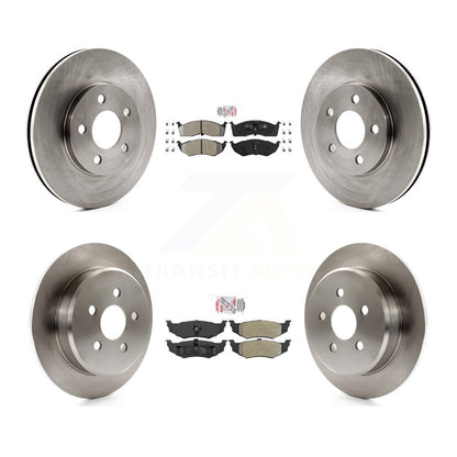 Kit de plaquettes semi-métalliques avant et arrière et Rotors de frein pour Neon Chrysler Dodge Plymout