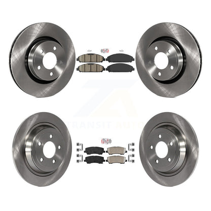 Kit de plaquettes en céramique et de rotors de frein à disque avant et arrière, pour Ford Mustang V6 avec 3,7 l