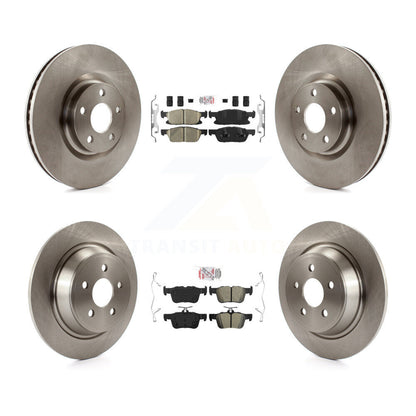 Kit de plaquettes semi-métalliques avant et arrière en céramique et disques de frein pour Ford Edge