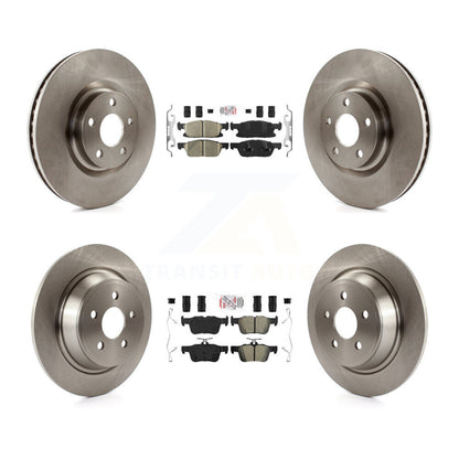 Kit de plaquettes semi-métalliques avant et arrière en céramique et disques de frein pour Ford Edge