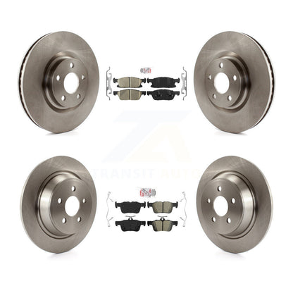 Kit de plaquettes semi-métalliques avant et arrière en céramique et disques de frein pour Ford Edge