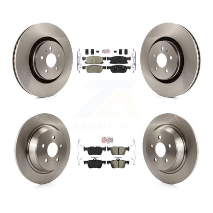 Kit de plaquettes semi-métalliques et de Rotor de frein avant et arrière en céramique, pour Ford Edge Lincoln MK