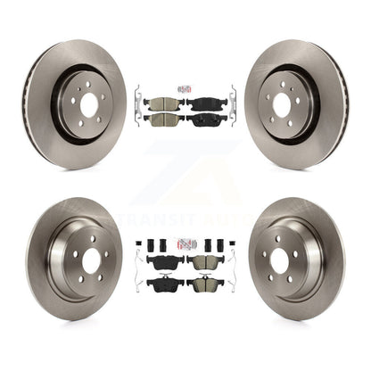Kit de plaquettes semi-métalliques et de Rotor de frein avant et arrière en céramique, pour Ford Edge Lincoln MK