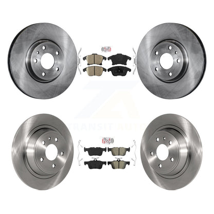 Kit de Rotor de frein à plaquettes semi-métalliques avant et arrière en céramique, pour Ford Fusion Lincoln MK