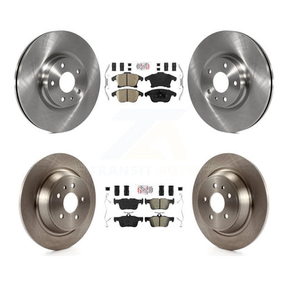 Kit de Rotor de frein à plaquettes semi-métalliques avant et arrière en céramique, pour Ford Fusion Lincoln MK