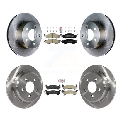 Kit de plaquettes semi-métalliques avant et arrière et disques de frein pour Jeep Grand Cherokee