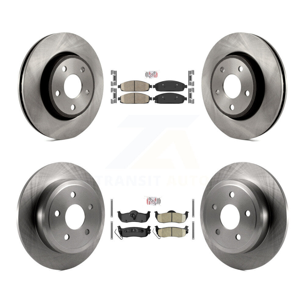 Kit de plaquettes de frein en céramique et disques de frein avant et arrière, pour Jeep Grand Cherokee Commande