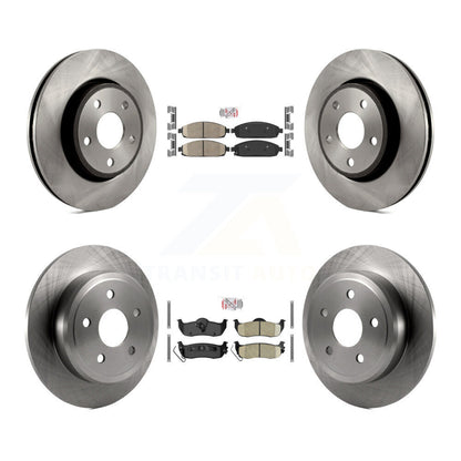Kit de plaquettes de frein en céramique et disques de frein avant et arrière, pour Jeep Grand Cherokee Commande