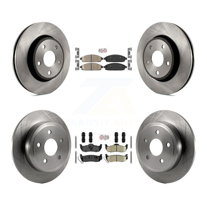 Kit de plaquettes de frein en céramique et disques de frein avant et arrière, pour Jeep Grand Cherokee Commande